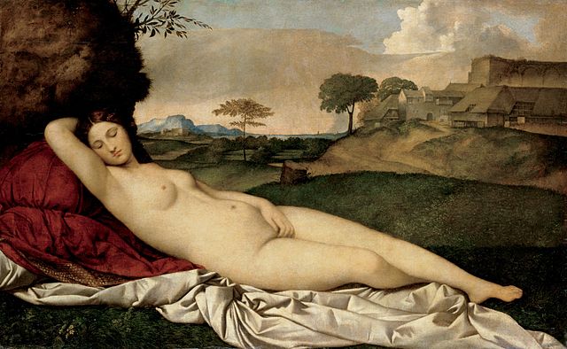 La Venere addormentata. Giorgione