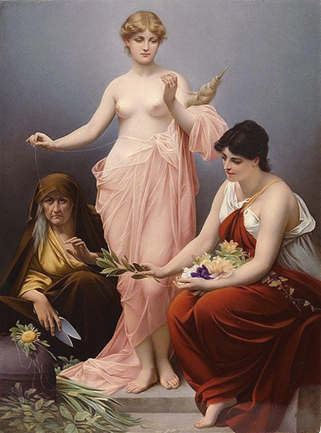 Le tre Parche di Paul Thumann