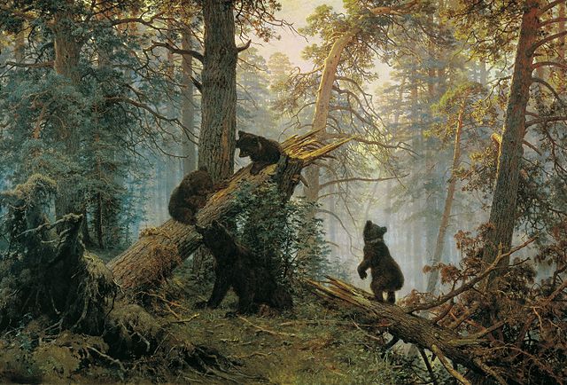 Mattina in una pineta di Ivan Shishkin