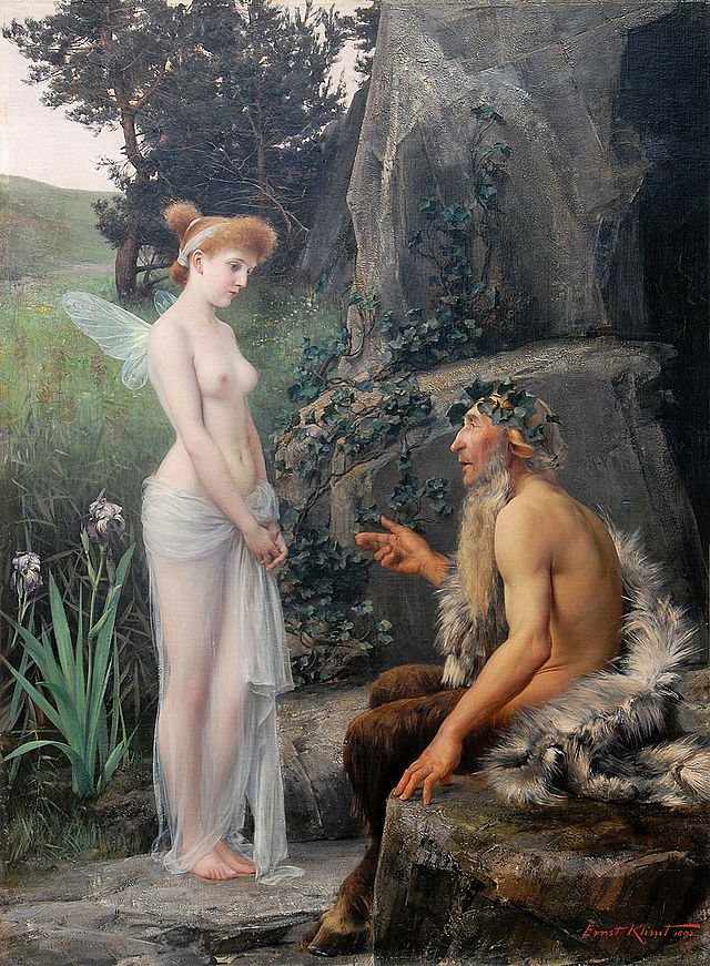 Pan consola Psiche di Klimt