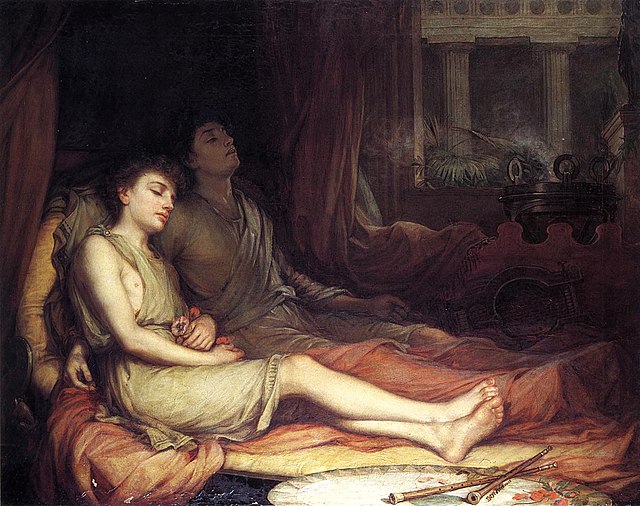 Sonno e suo fratello gemello Morte di John William Waterhouse
