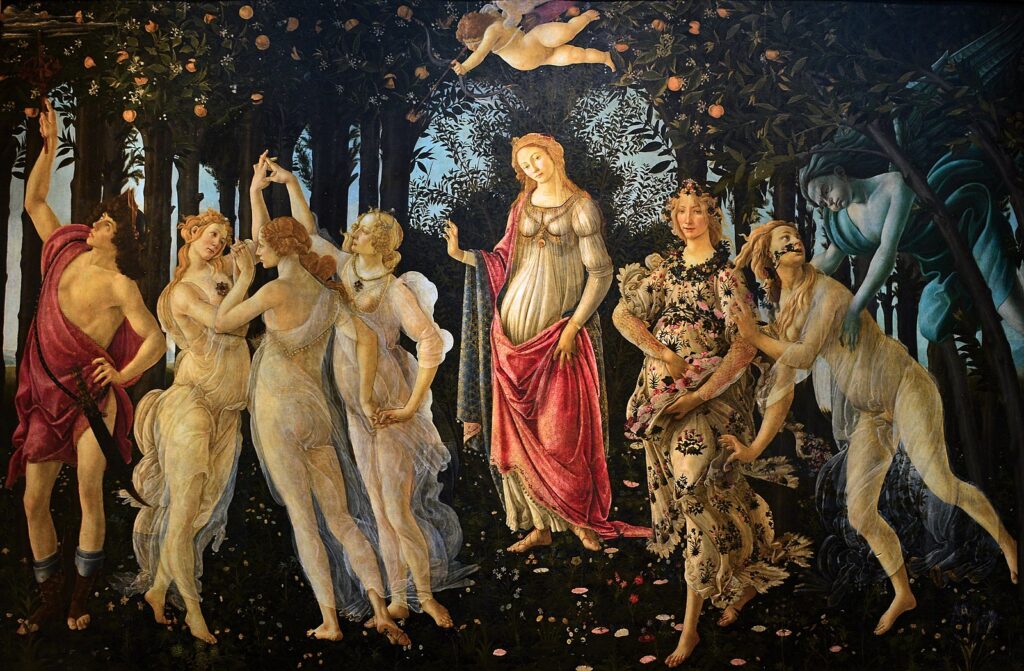 I personaggi della Primavera di Botticelli