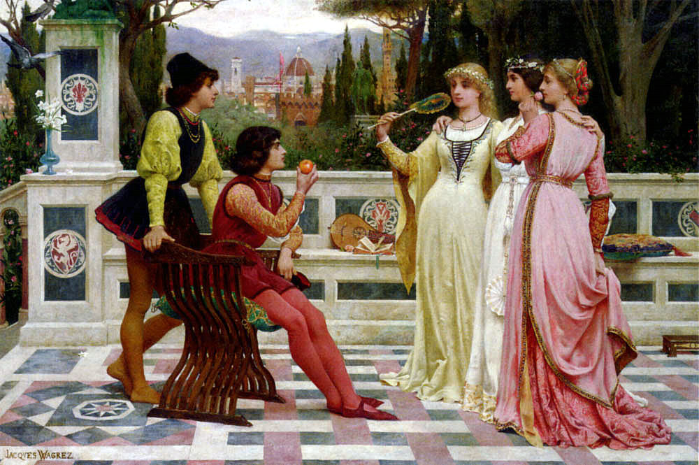 Il giudizio di Paride. Jacques Clement Wagrez